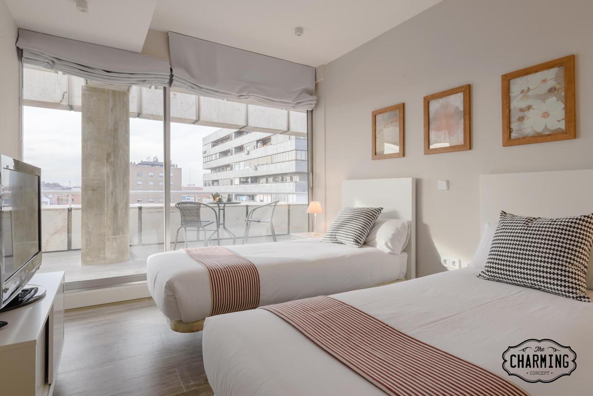 Charming Eurobuilding 2 Terrace Exclusive - Plaza De Parking Apartment Madrid Luaran gambar