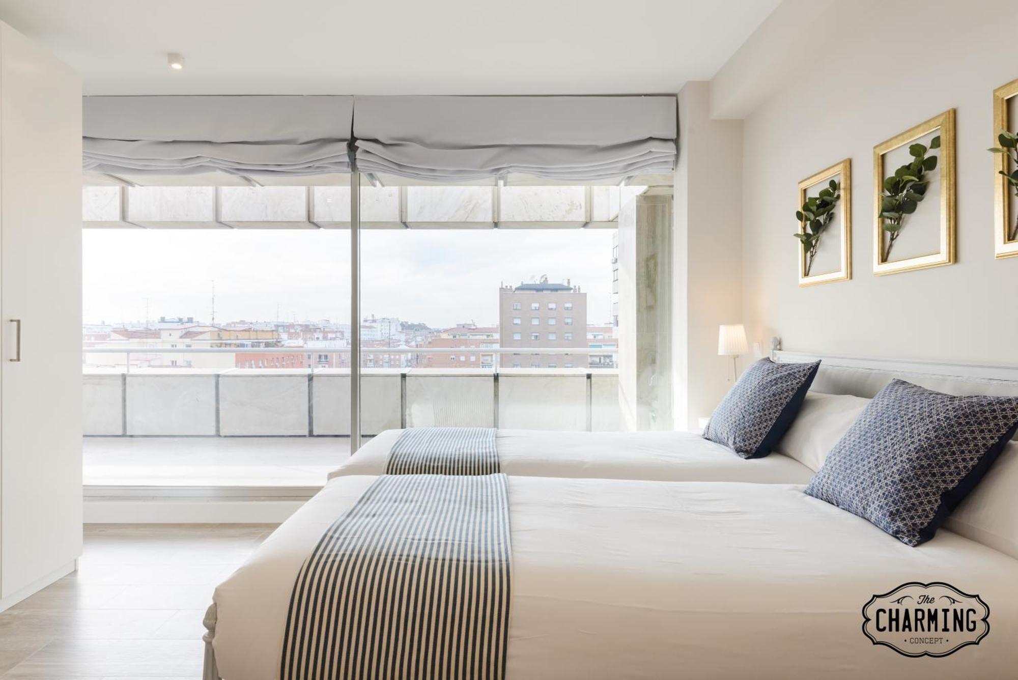 Charming Eurobuilding 2 Terrace Exclusive - Plaza De Parking Apartment Madrid Luaran gambar