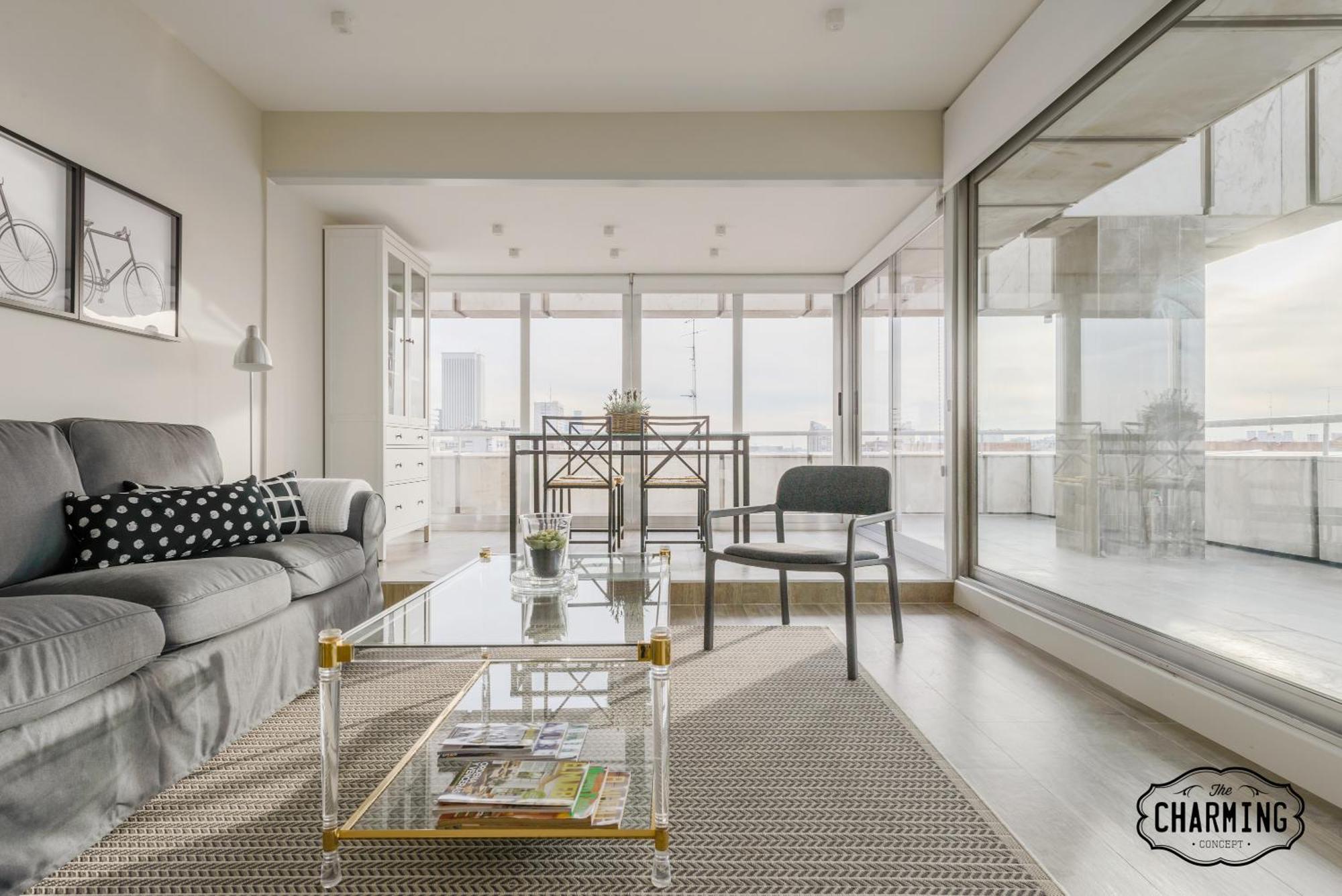 Charming Eurobuilding 2 Terrace Exclusive - Plaza De Parking Apartment Madrid Luaran gambar